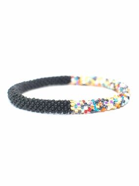 Sashka Co. | Black Confetti Balance Bracelet | One Size
